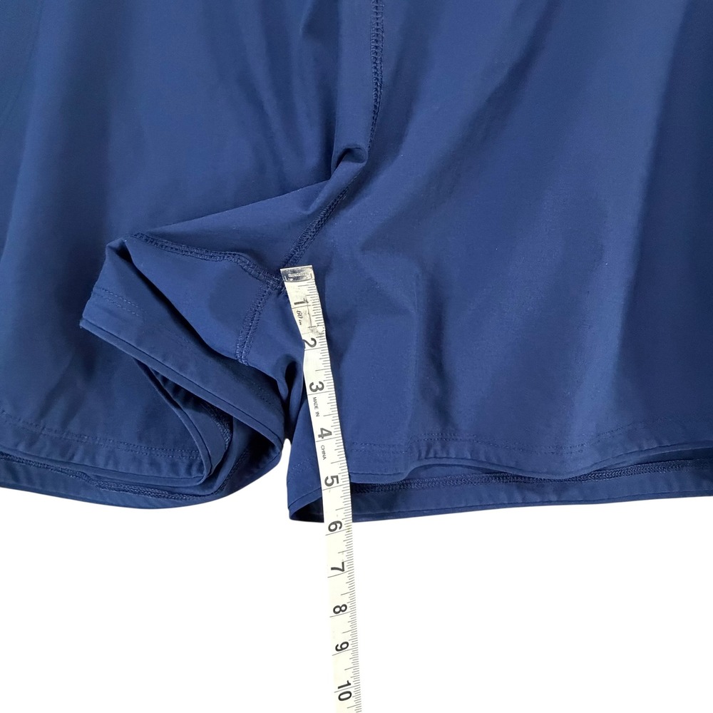Lands End Curvy Fit 5" Quick Dry Swim Board Shorts Womens 16 Navy Beach UPF 50 - Picture 9 of 13